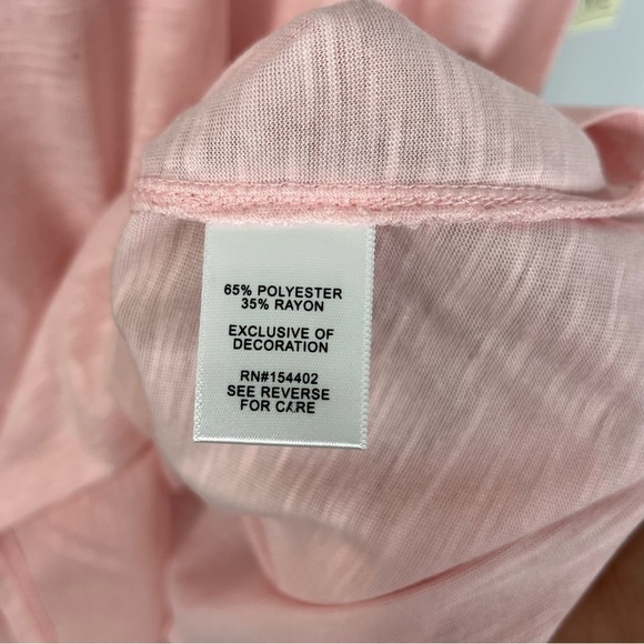 Clover + Pine NEW Size Medium Swing Tee Easter Bunny 3D Pink A7 - Picture 4 of 6